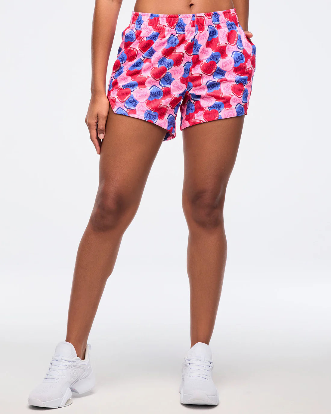 Zumba Love High Low Mesh Shorts