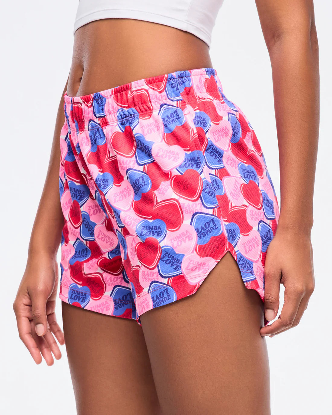 Zumba Love High Low Mesh Shorts