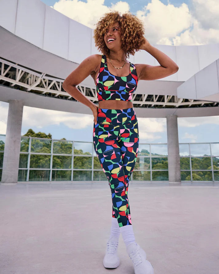 Zumba Haus Racerback Scoop Neck Bra