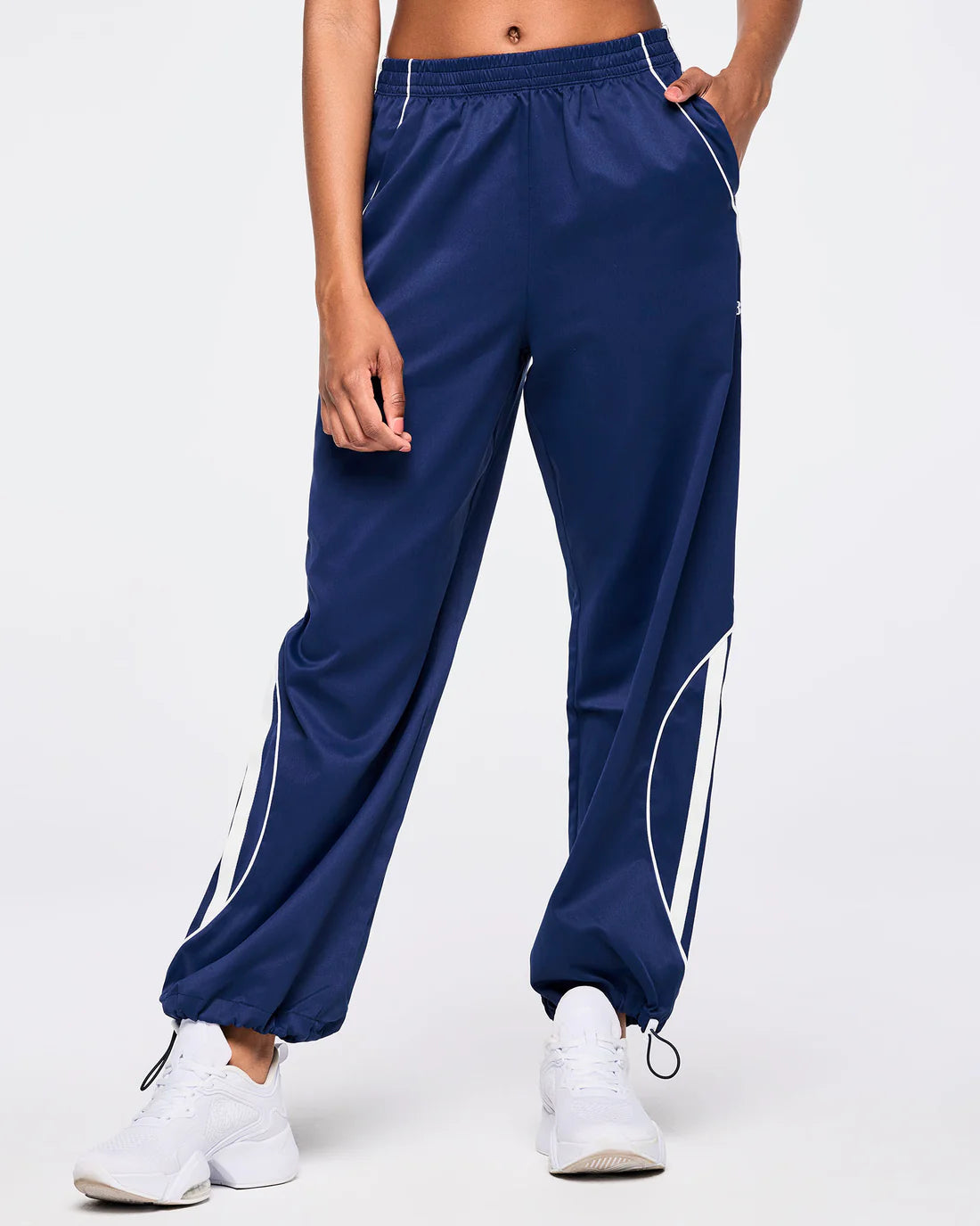 Zumba Out Loud Ruched Side Woven Track Pants