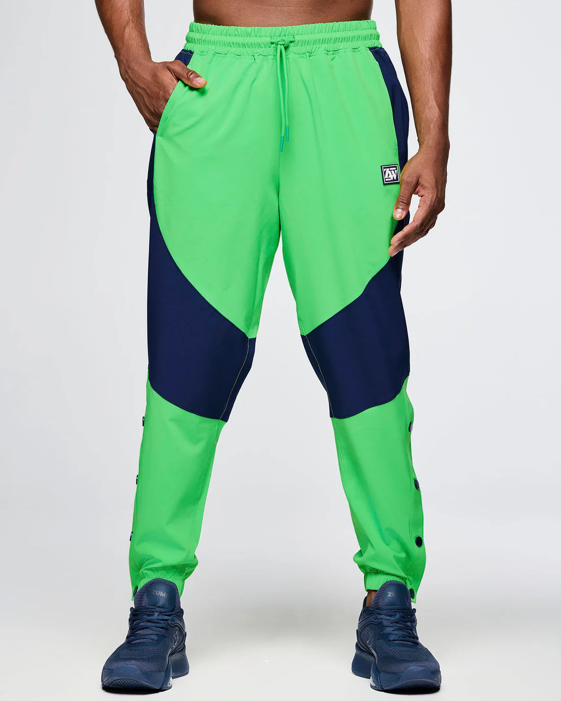 Zumba Out Loud Woven Track Pants With Side Snaps
