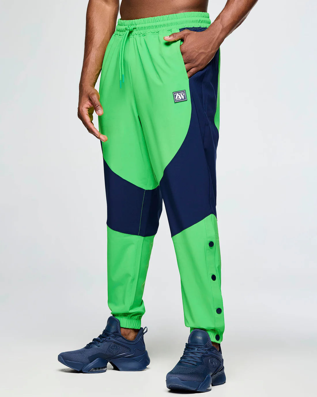 Zumba Out Loud Woven Track Pants With Side Snaps