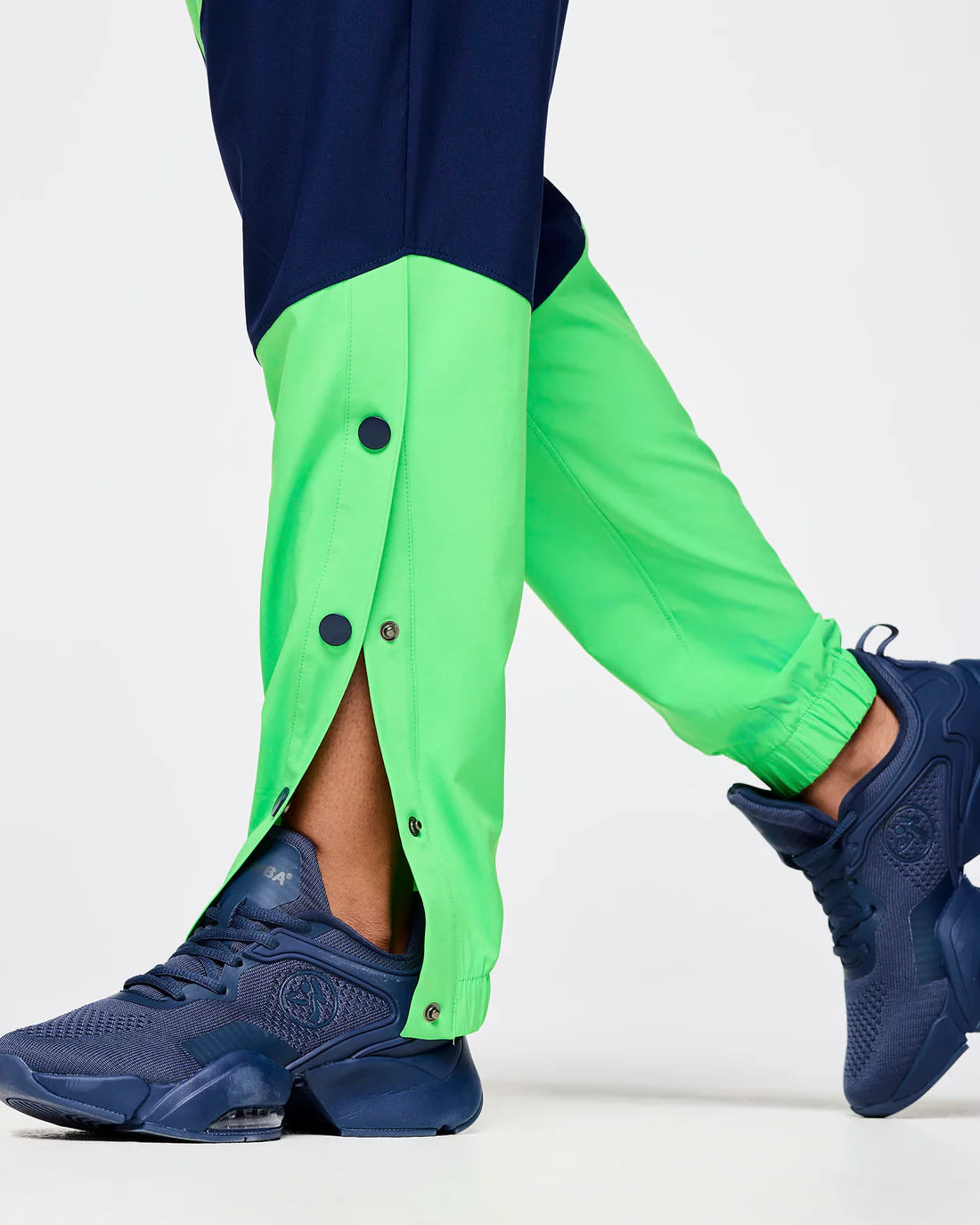 Zumba Out Loud Woven Track Pants With Side Snaps
