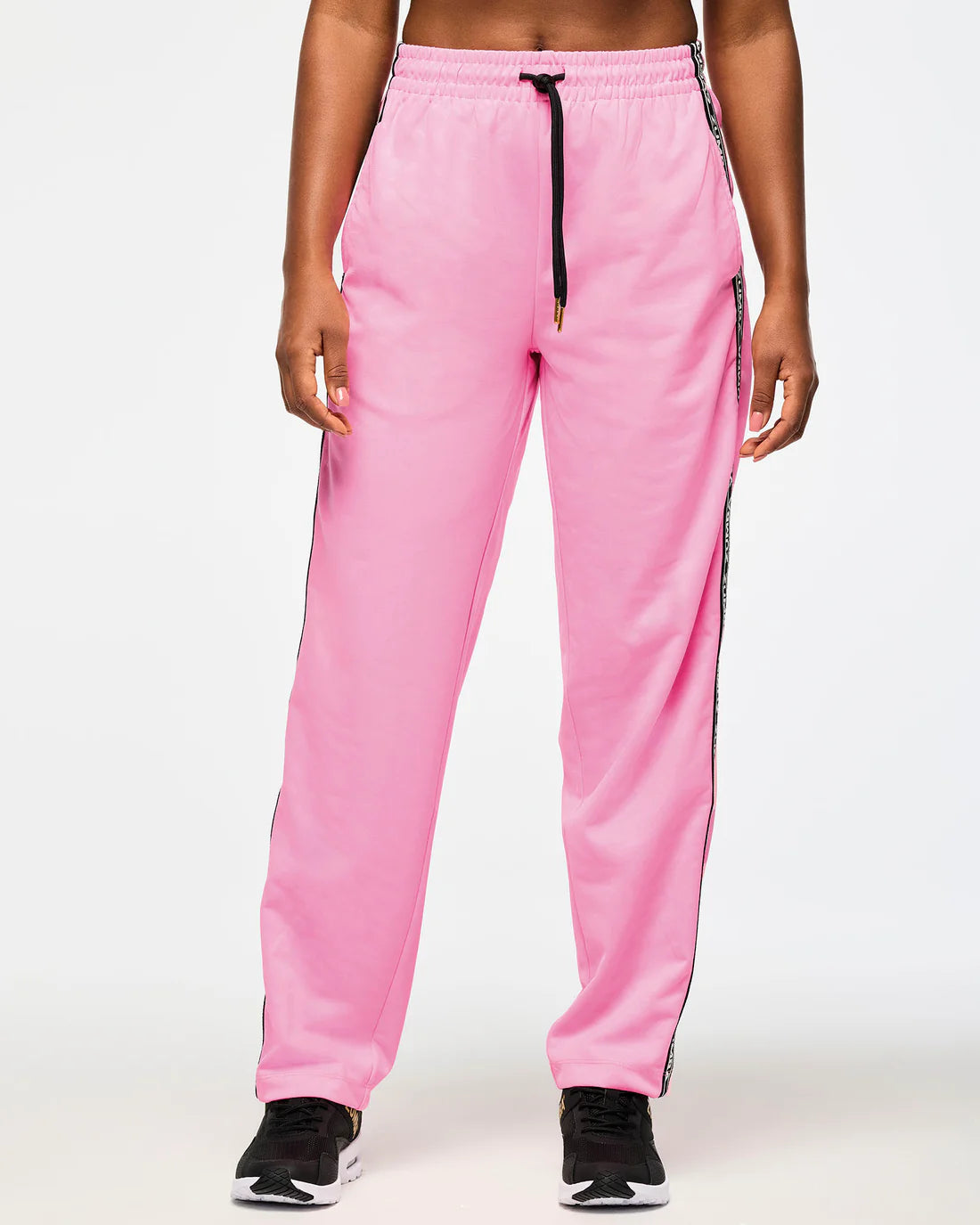 Victory Straight Leg Track Pants With Side Trim