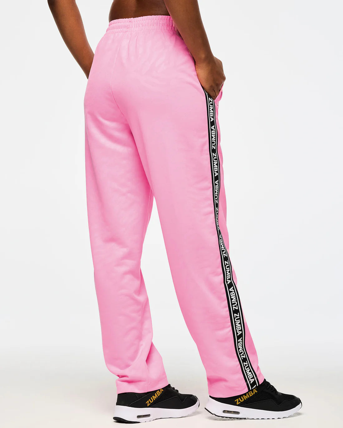Victory Straight Leg Track Pants With Side Trim