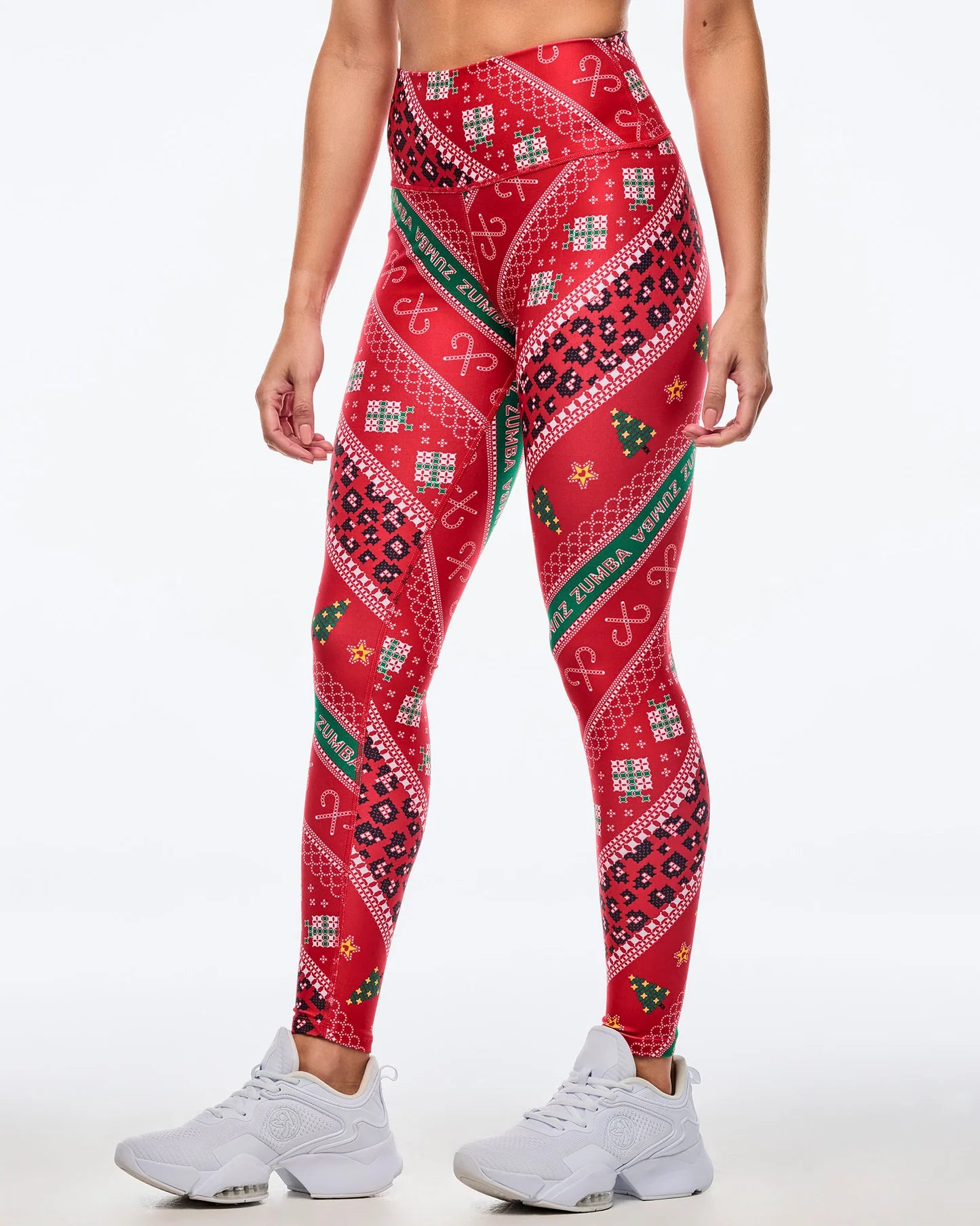 Zumba Holiday High Waisted Ankle Leggings
