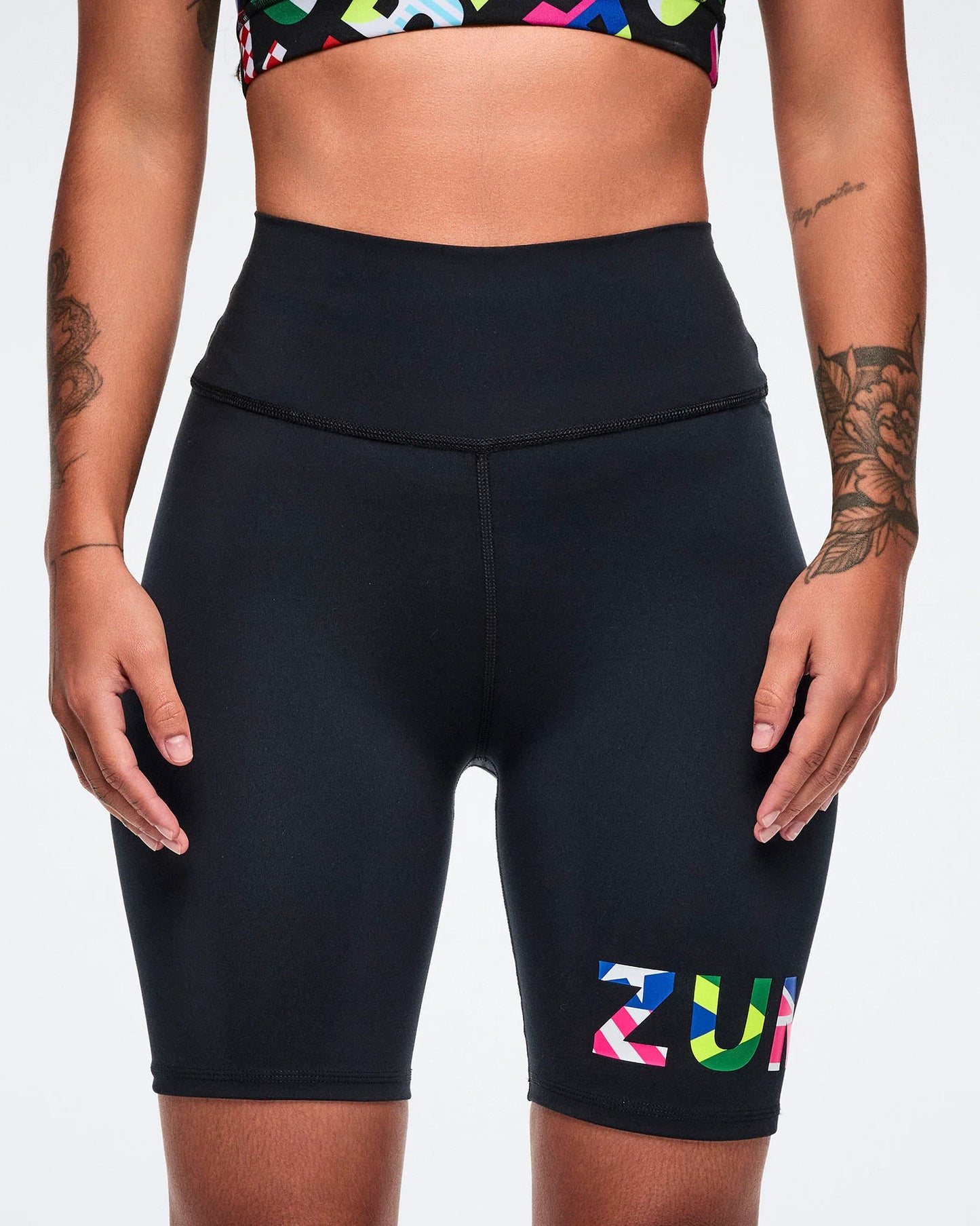 Worldwide High Waisted Biker Shorts
