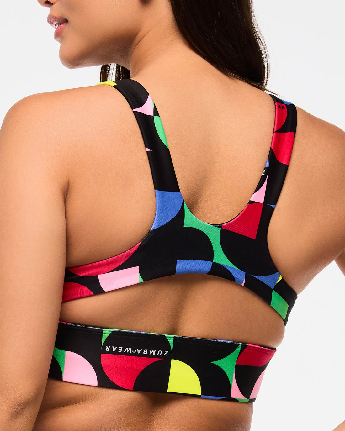 Zumba Haus Racerback Scoop Neck Bra