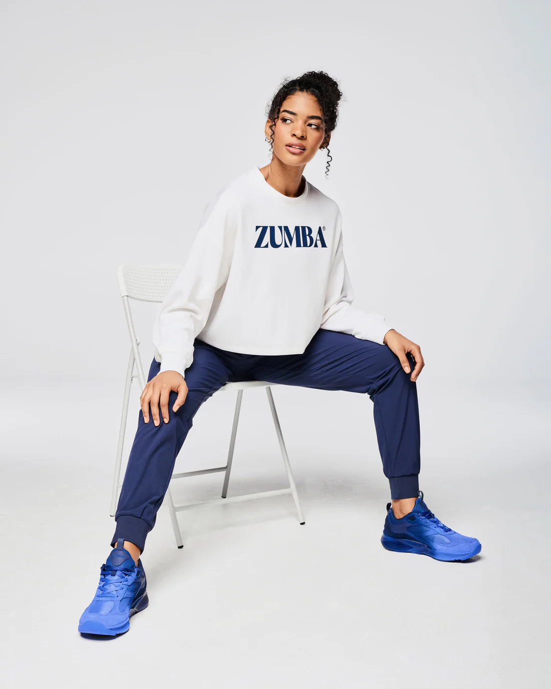 Zumba Out Loud High Rise Ankle Leggings With Elastic Waistband