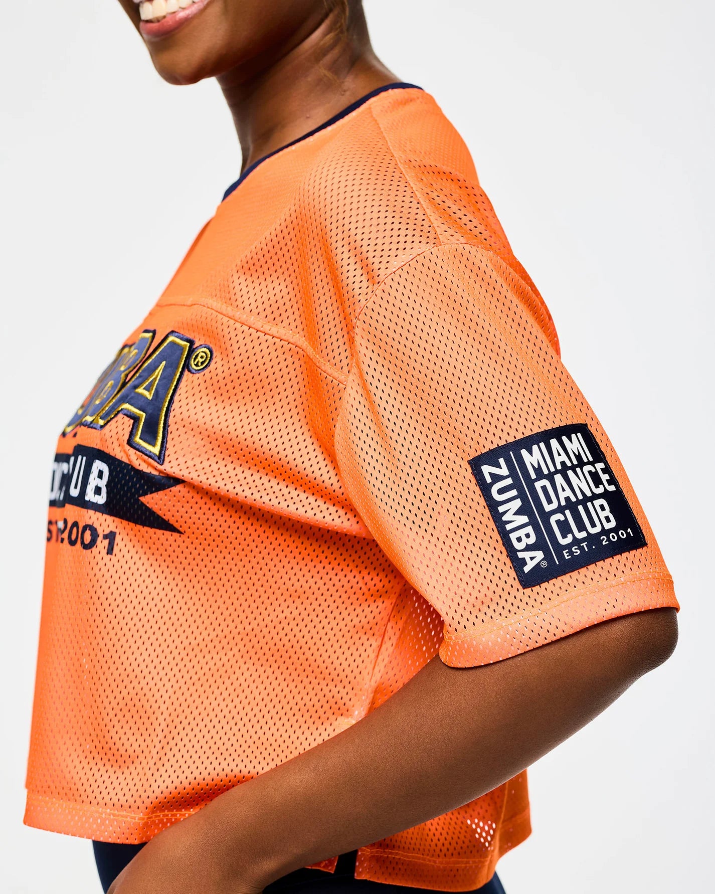 Victory Mesh Boxy Crop Top