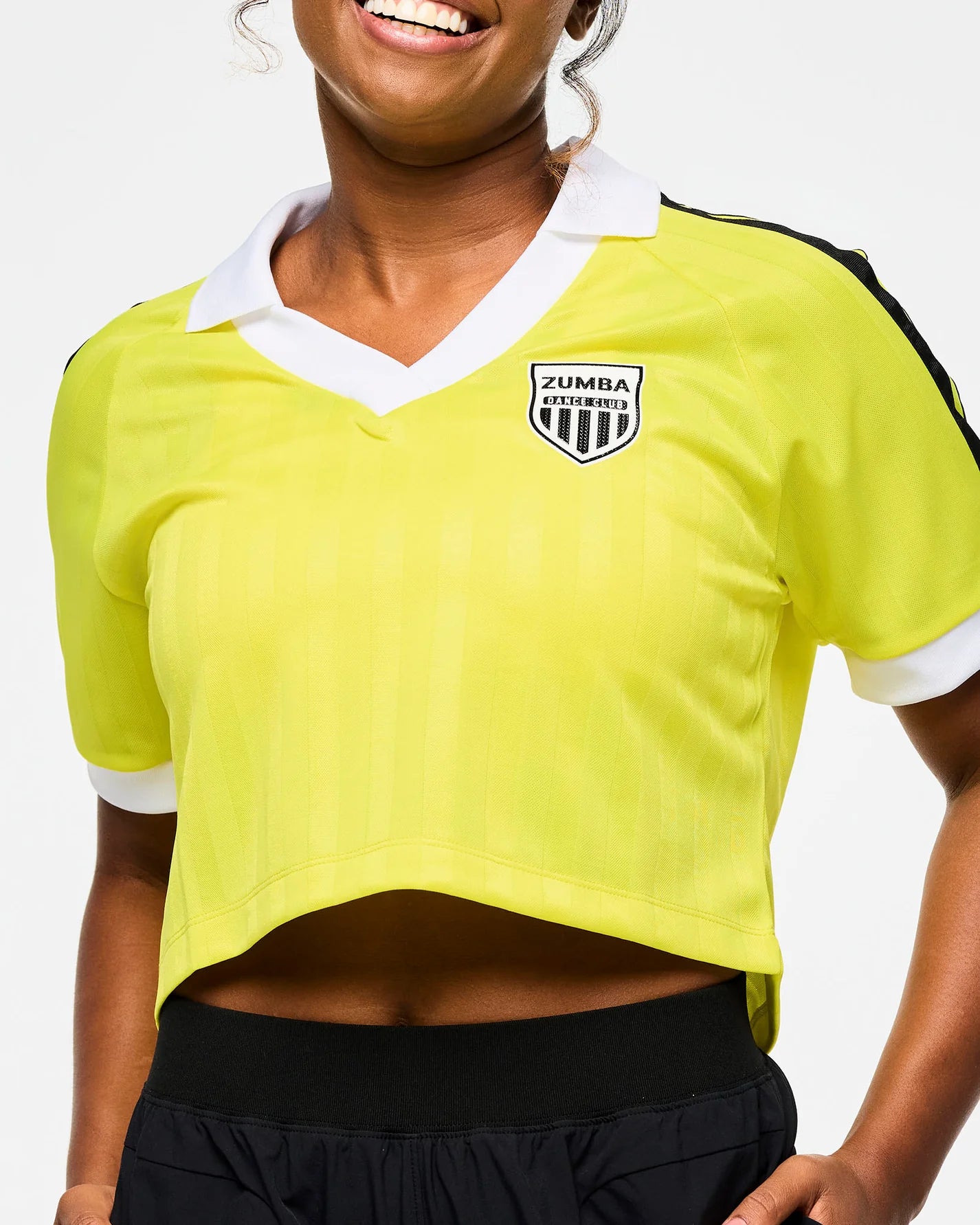 Victory V-Neck Crop Raglan Polo