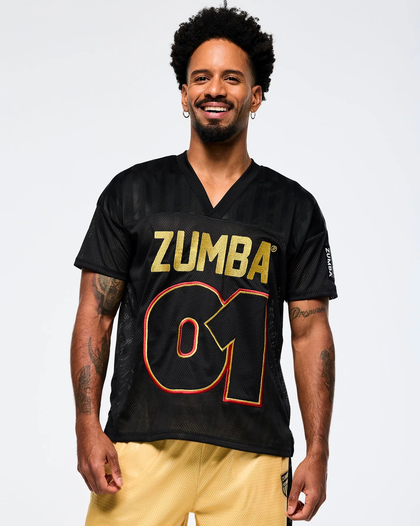 Victory V-Neck Mesh Top With Yoke – ZWear Boston Victory V-Neck Mesh Top With Yoke – ZWear Boston