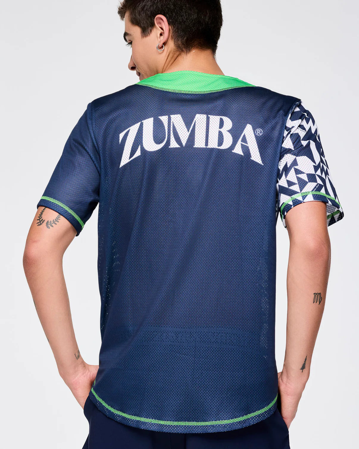Zumba Out Loud Baseball Button Up Jersey