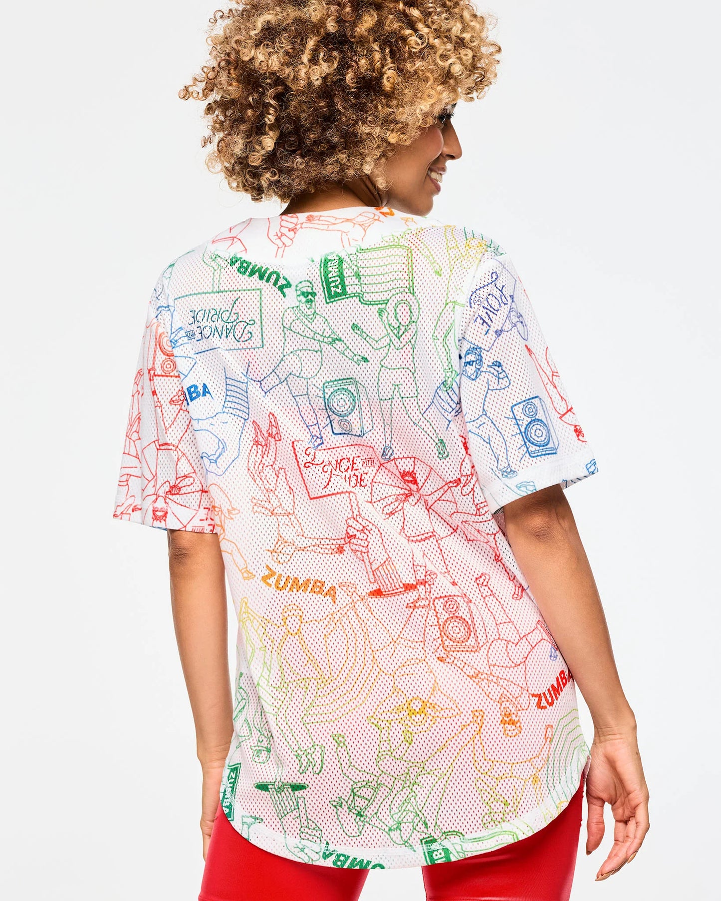Zumba Baseball Button Up Jersey