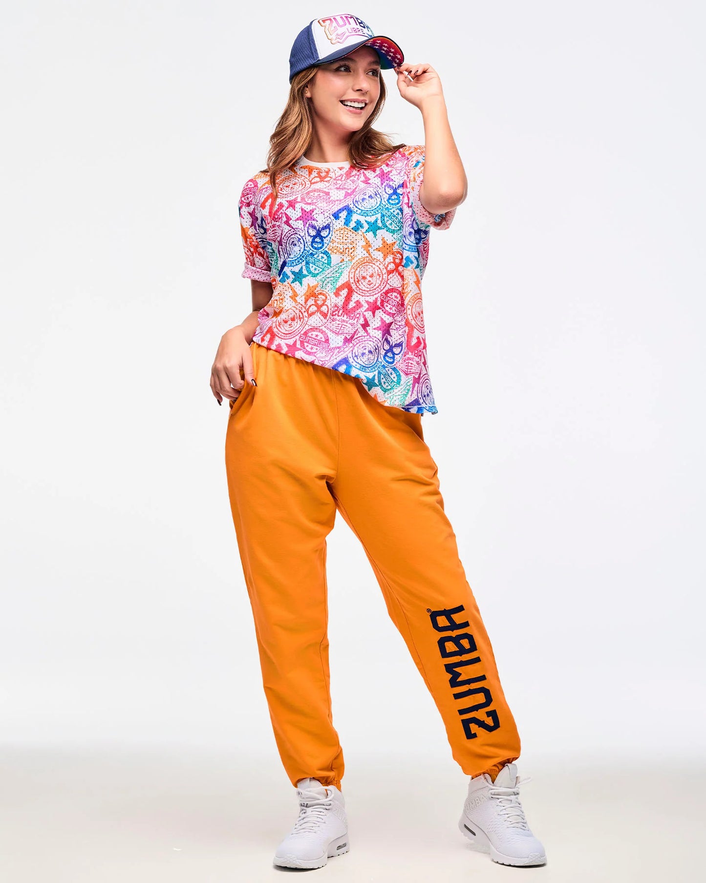 Zumba Libre Boxy Mesh Top With Side Slits