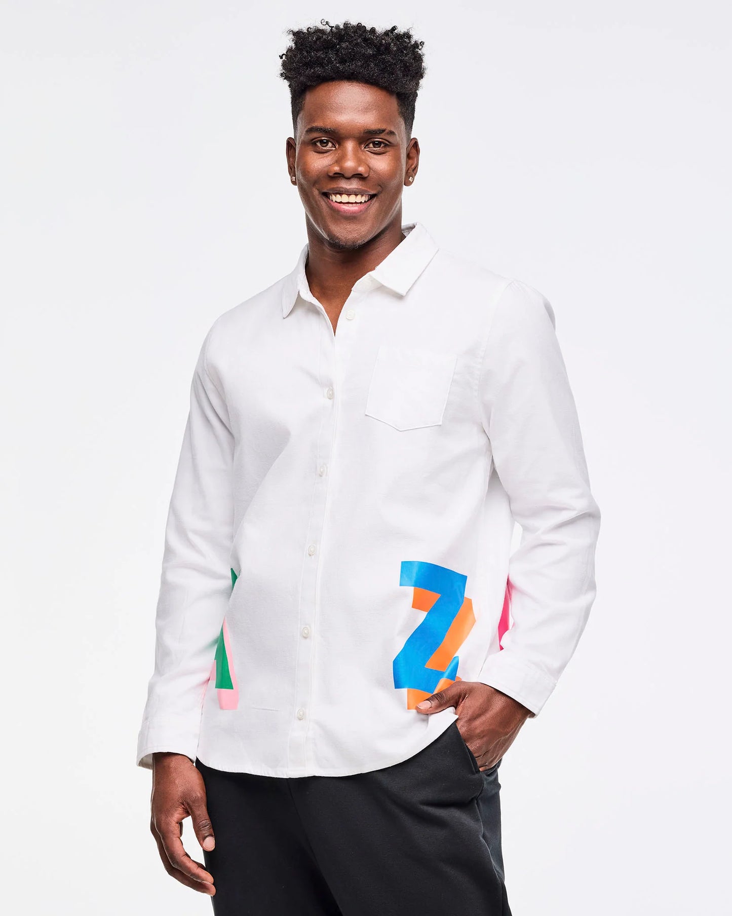 Zumba Multicolor Button Down