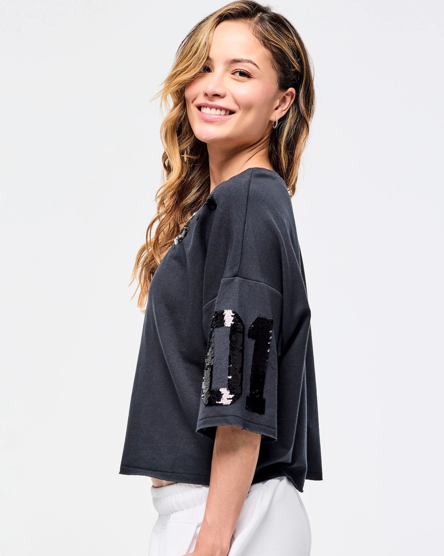 Zumba Sparkle Boxy Crop Top