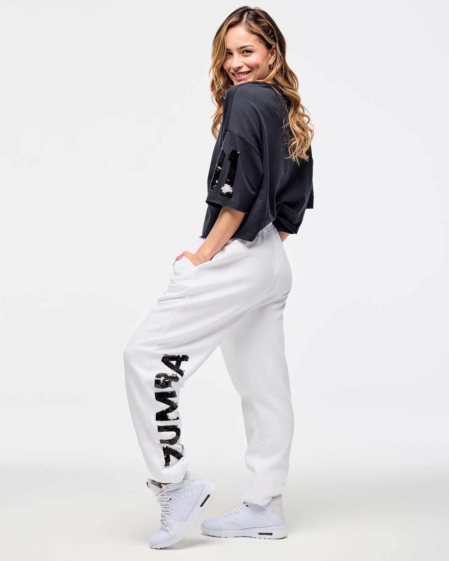 Zumba Sparkle Boxy Crop Top