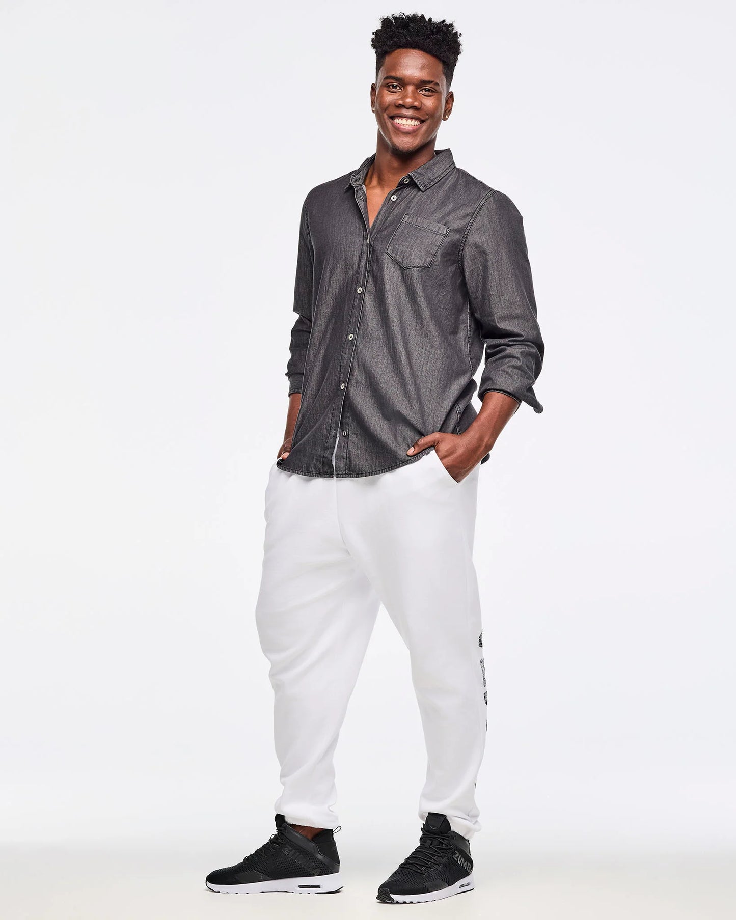 Zumba Sparkle Button Down