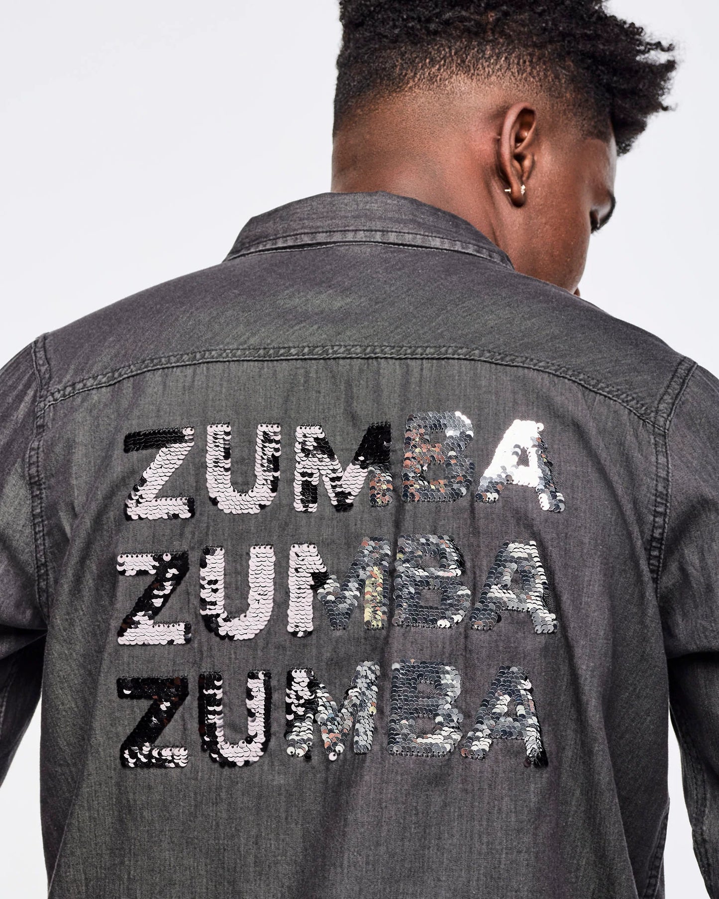Zumba Sparkle Button Down