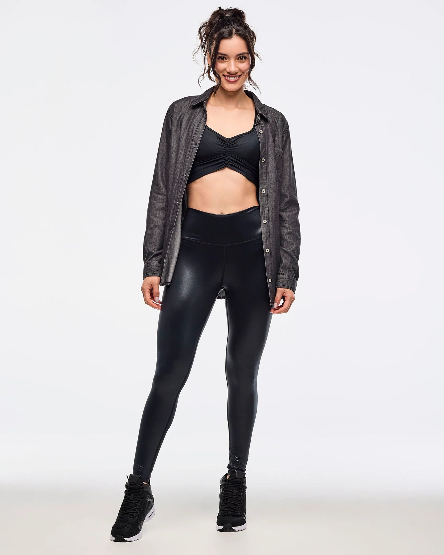 Zumba Sparkle Button Down