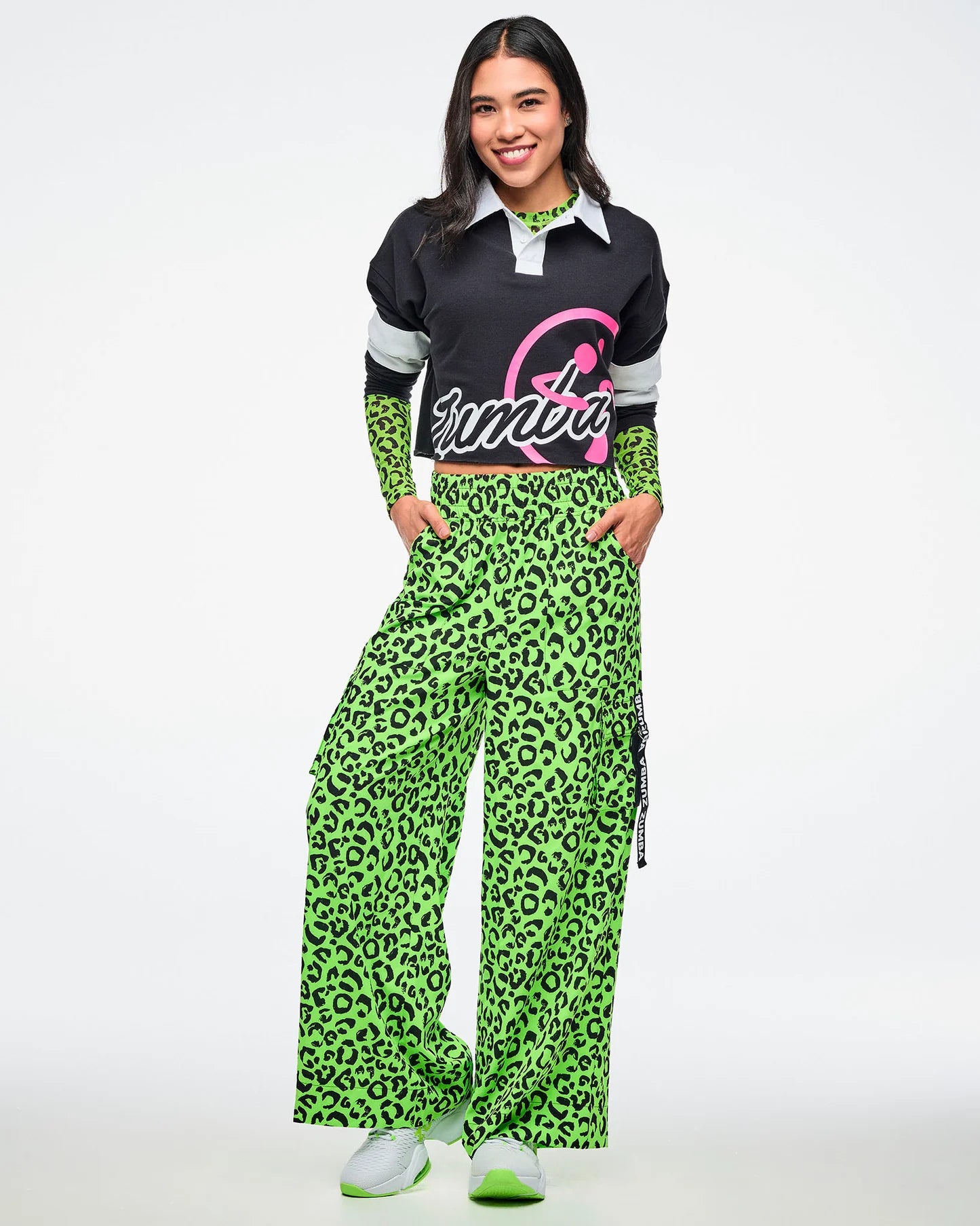 Dale-Z Long Sleeve Crop Polo