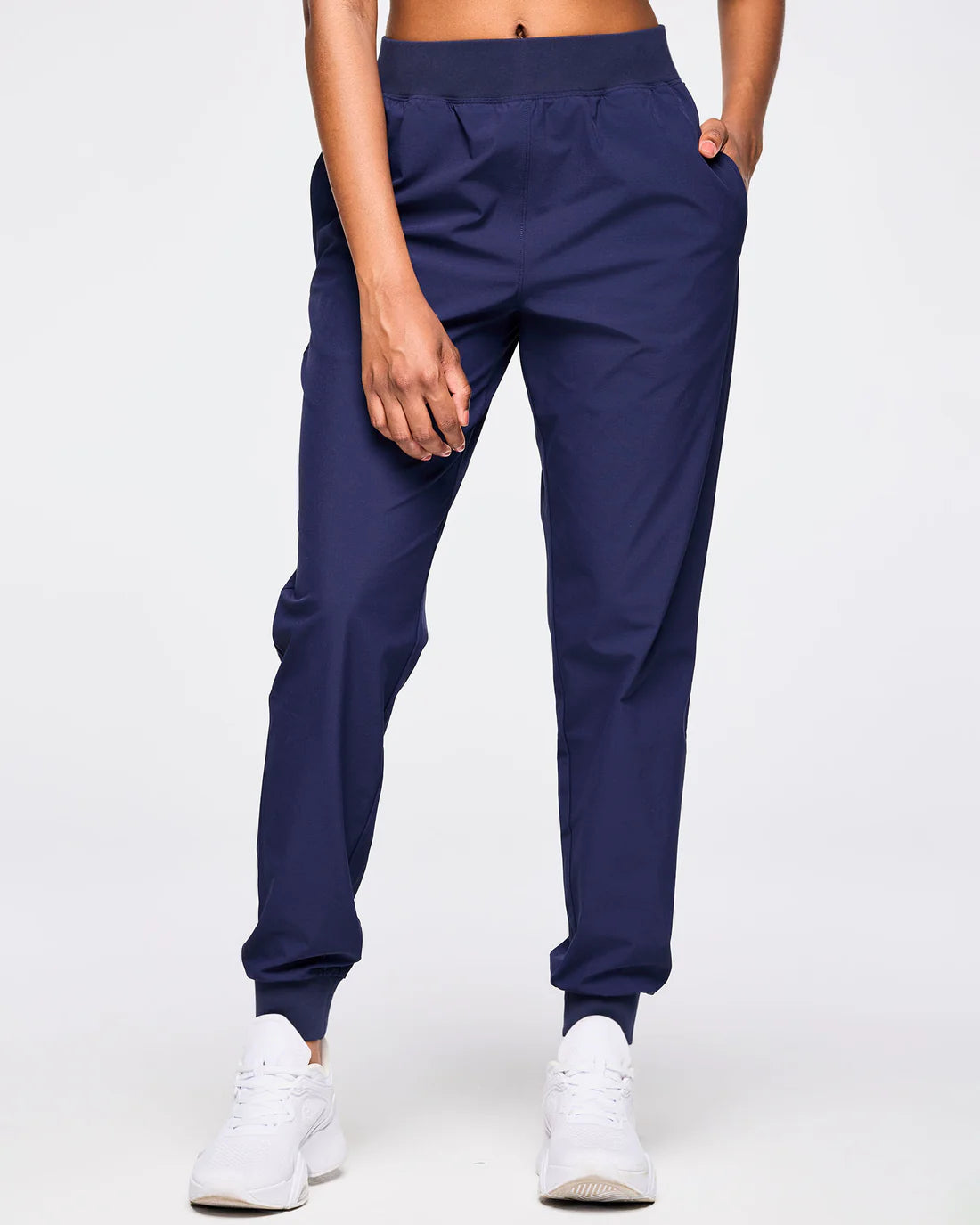 Zumba Out Loud Men's Stretch Woven Slim Ankle Joggers