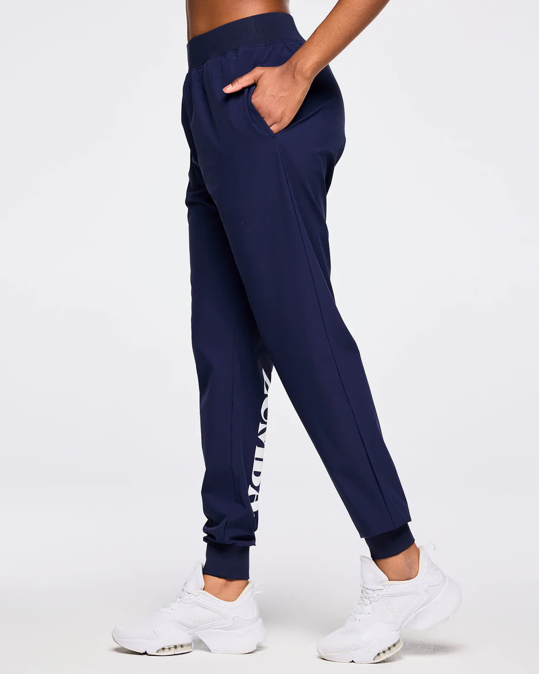 Zumba Out Loud Men's Stretch Woven Slim Ankle Joggers