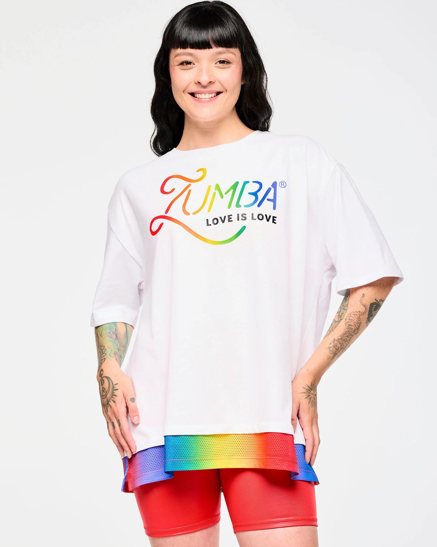 Zumba Men's Crew Neck Tee With Double Layered Hem