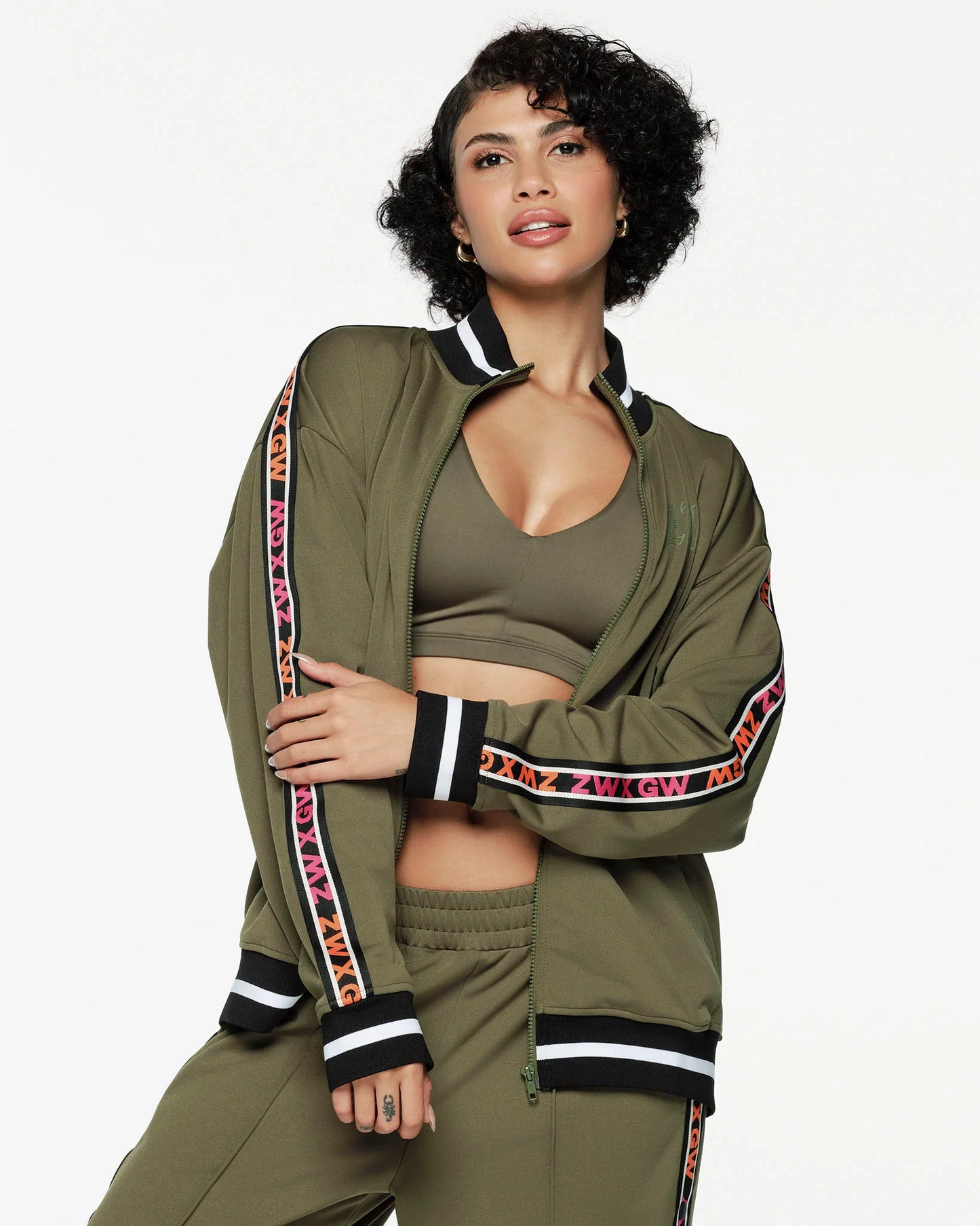 ZW X GW Unisex Oversized Jacket With Rib Details