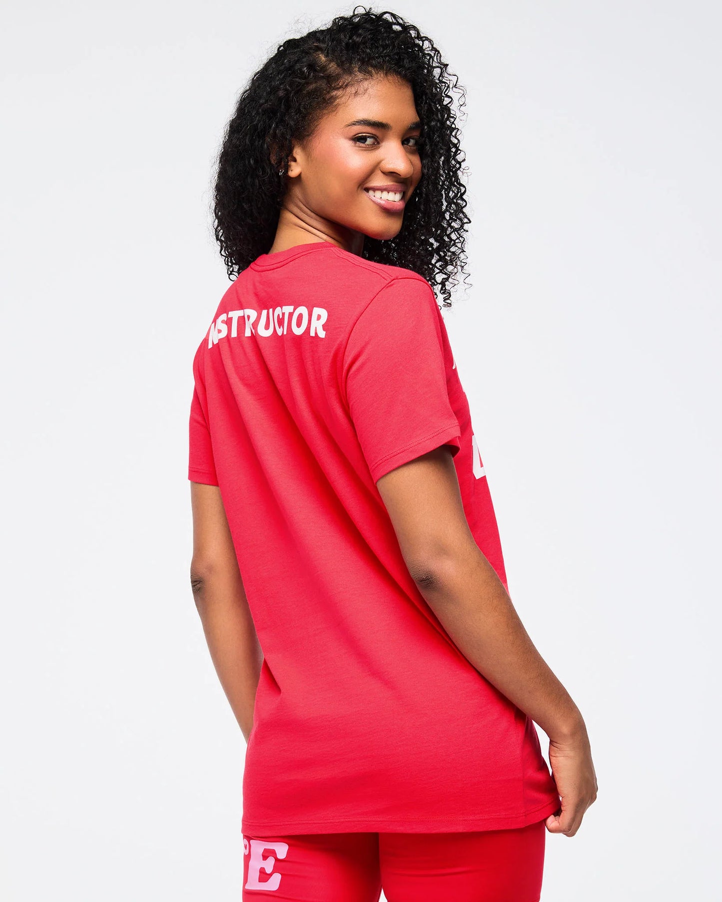 Zumba Love Crew Neck Tee Red