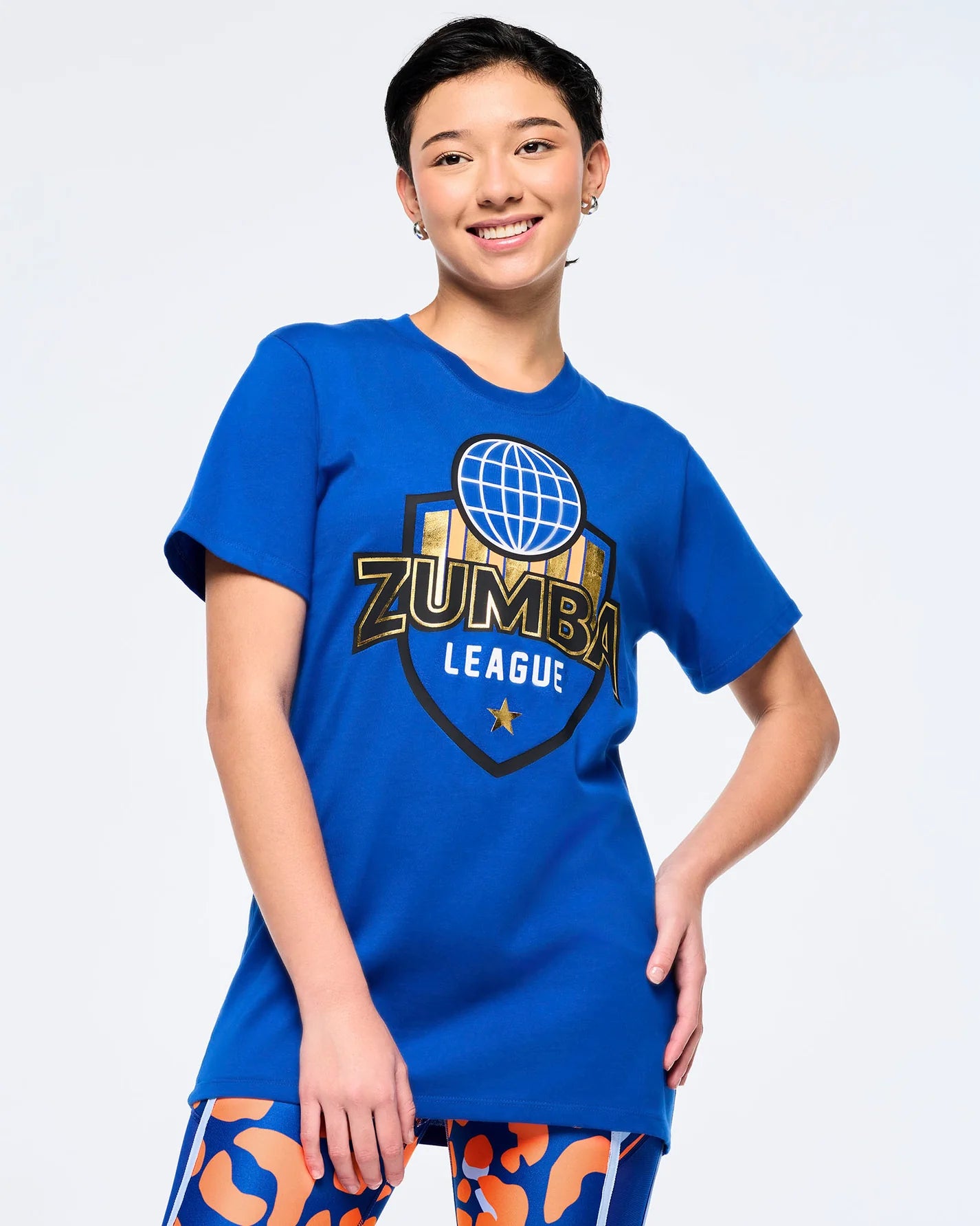 Victory Crew Neck Tee - Blue