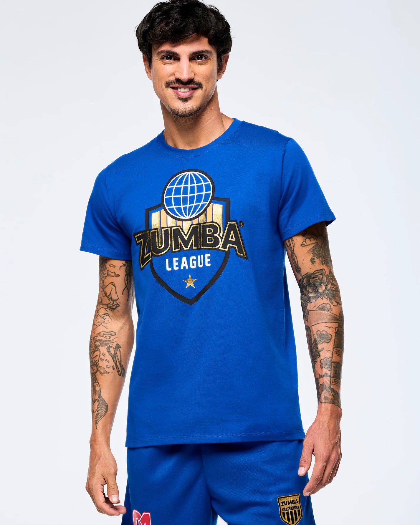 Victory Crew Neck Tee - Blue