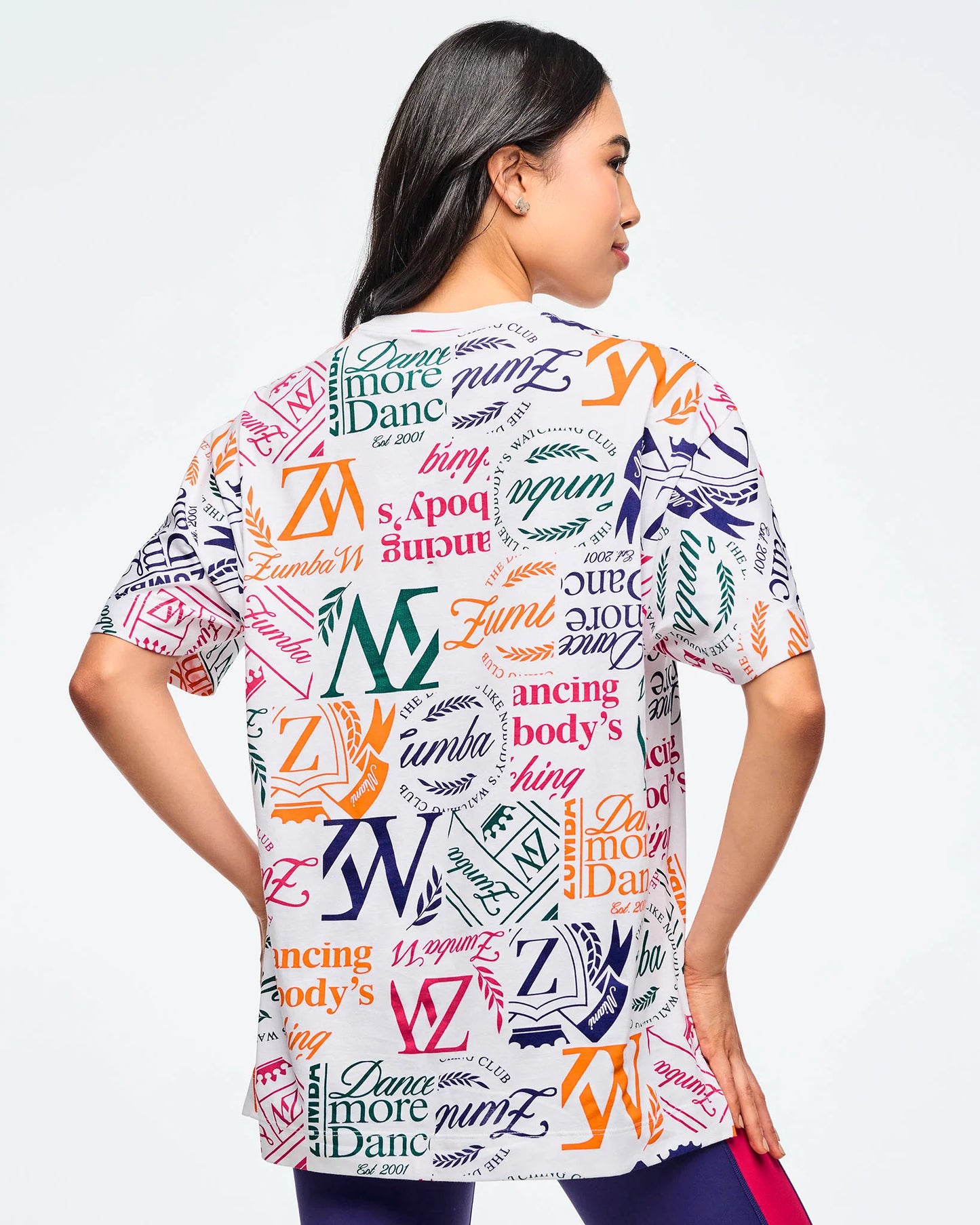 Class of 2001 Oversized Crew Neck Top