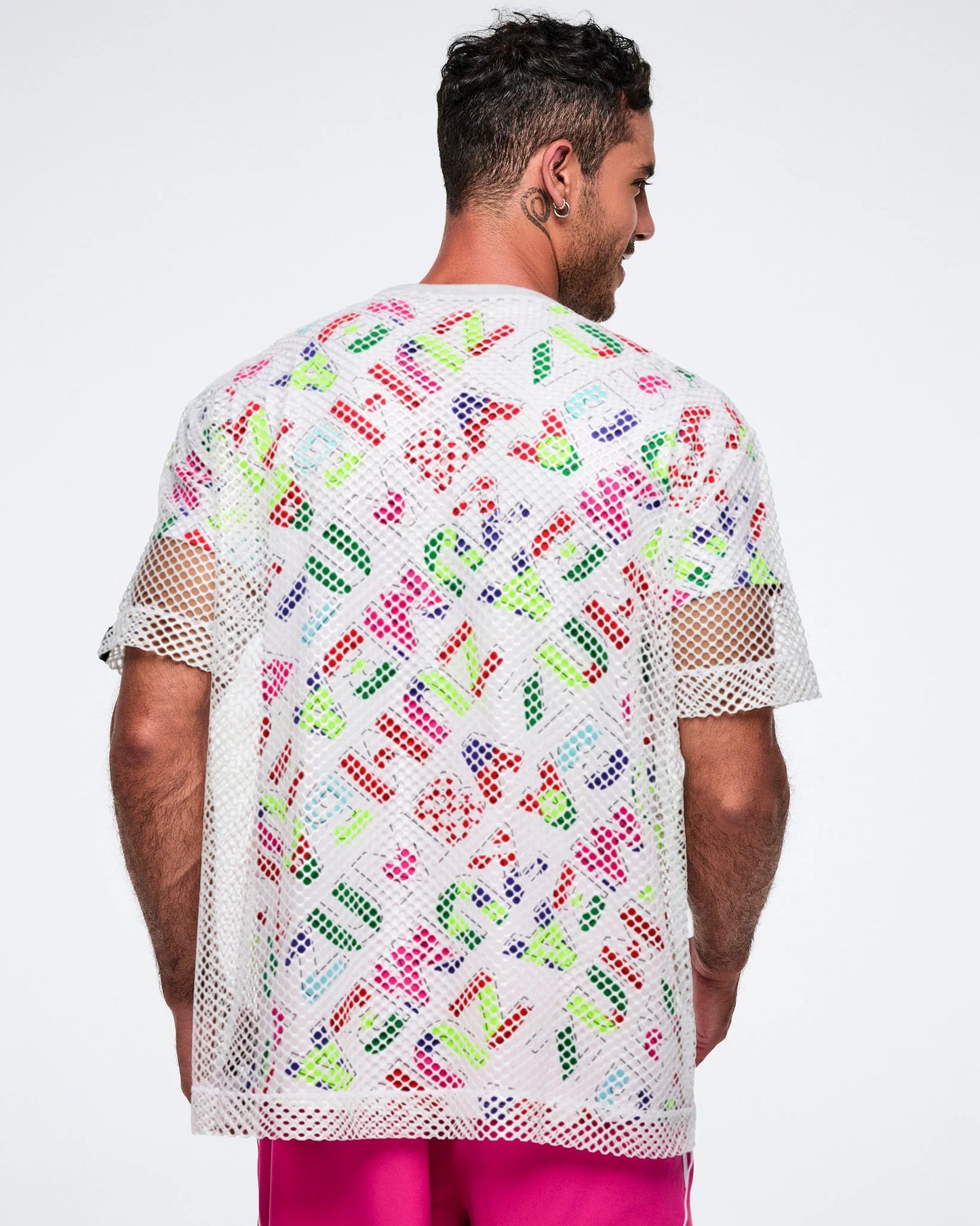 Worldwide Unisex Mesh Crew Neck Top