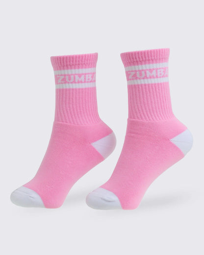 Zumba Amour Plush Half Crew Sock