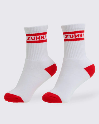 Zumba Amour Plush Half Crew Sock