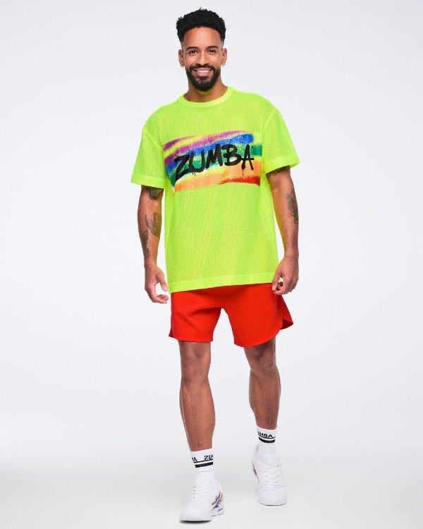 Pride Boxy Mesh Top