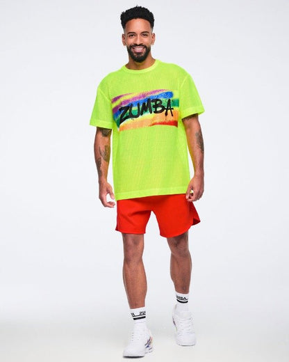 Pride Boxy Mesh Top