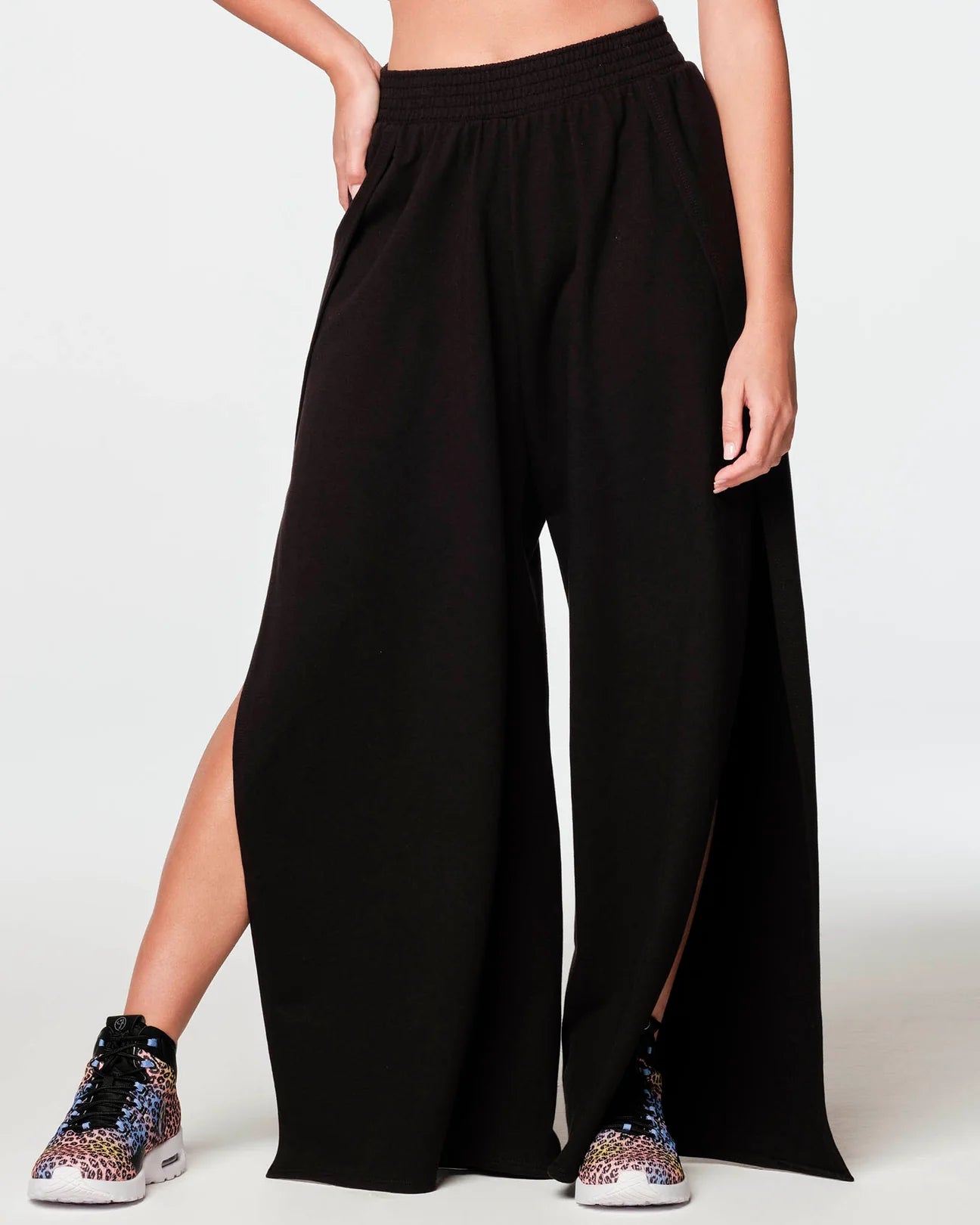 Zumba Roller Derby Team Wide Leg Pants