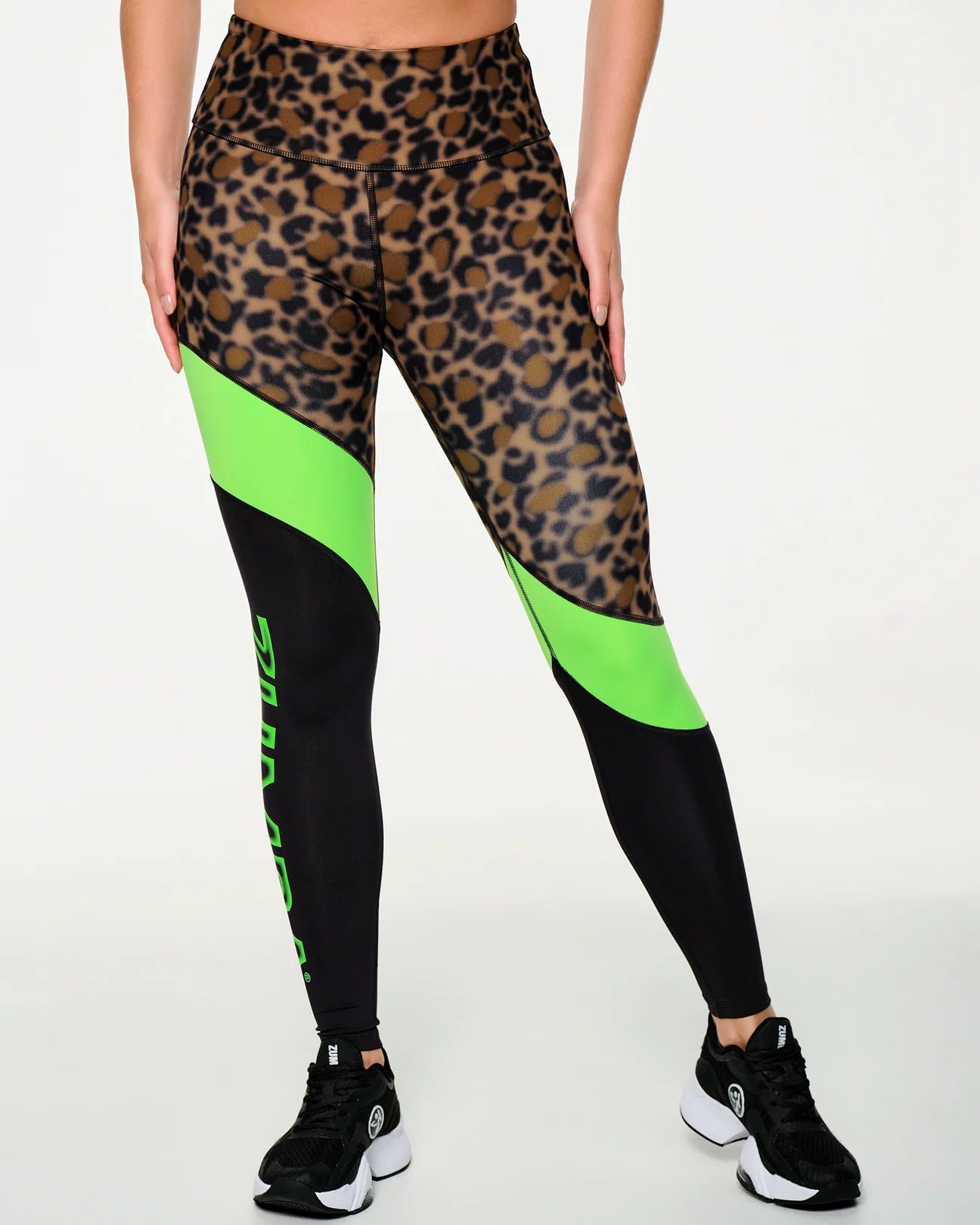 Zumba Animal Expedition High Waisted Ankle Leggings