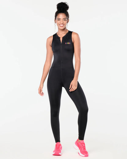 Zumba Prep Long Bodysuit With Mesh Back