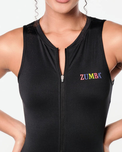 Zumba Prep Long Bodysuit With Mesh Back – ZWear Boston Zumba Prep Long Bodysuit With Mesh Back – ZWear Boston