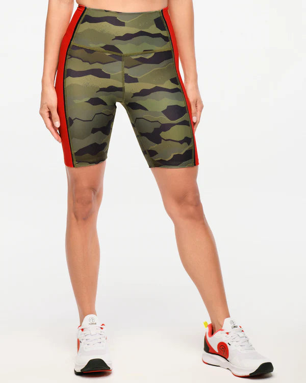 Zumba Explore High Waisted Biker Shorts