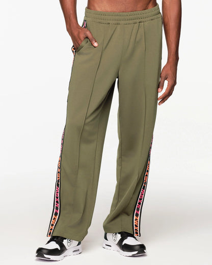 ZW X GW Straight Leg Track Pants With Side Snaps