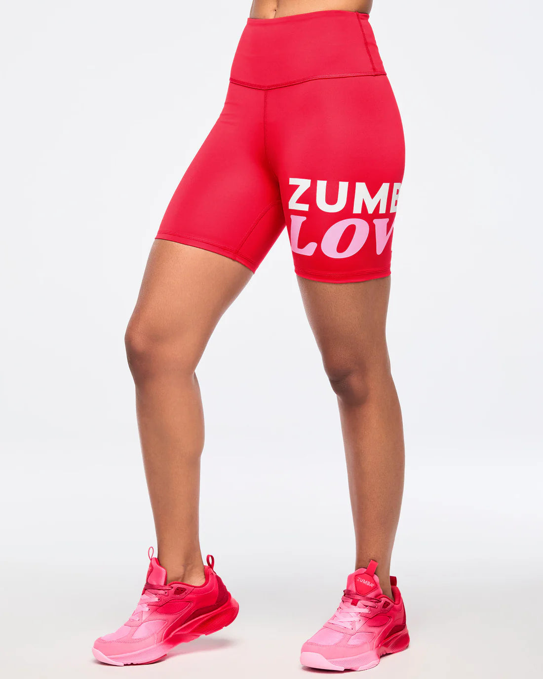 Zumba Love High Waisted Biker Shorts