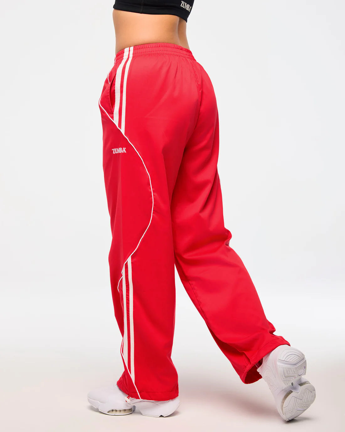 Zumba Haus Wide Track Pants Cherry