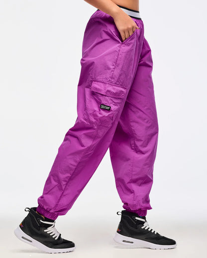 Zumba Libre Parachute Cargo Pants With Elastic Waistband