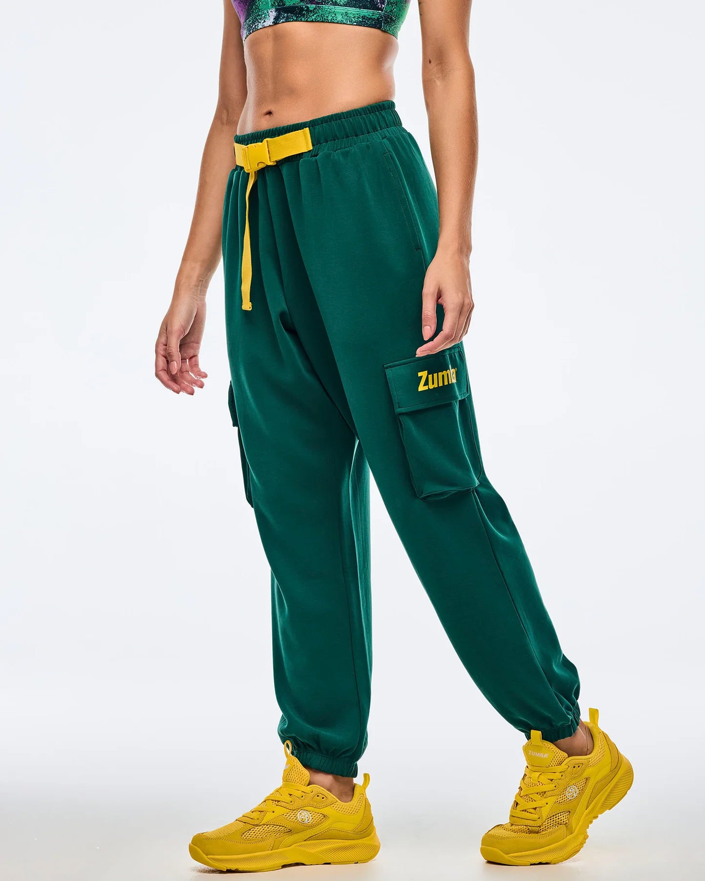 Apres Zumba Modal Slouch Cargo Pants With Belt