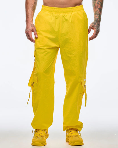 Apres Zumba High Rise Cargo Pants With Tassels